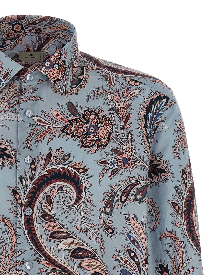 Etro Floral Paisley Cotton Shirt
