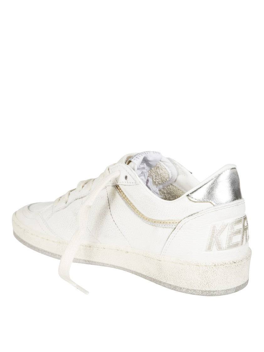 Golden Goose Low-Top White Leather Sneakers