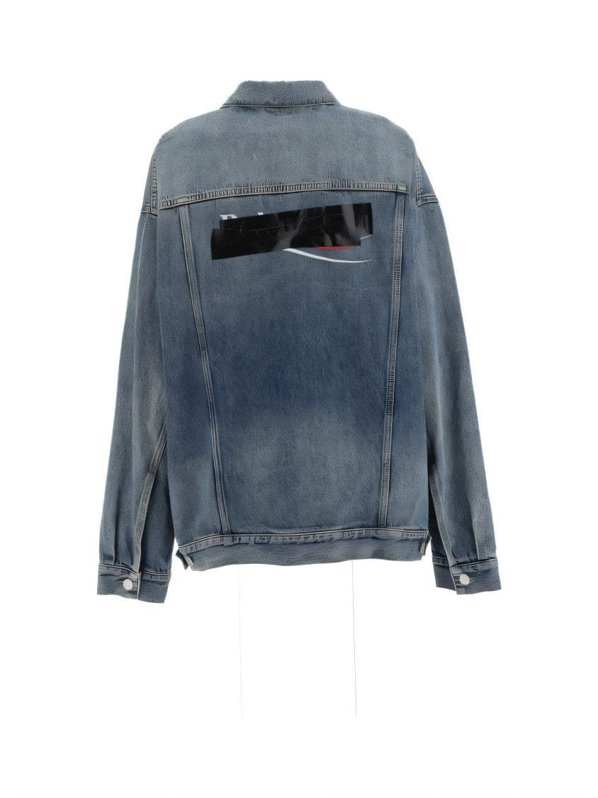 Balenciaga Relaxed-Fit Denim Jacket