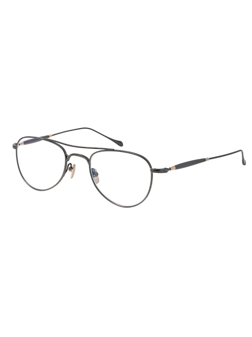 Masunaga Gms/129T Sleek Titanium Oval Eyeglasses