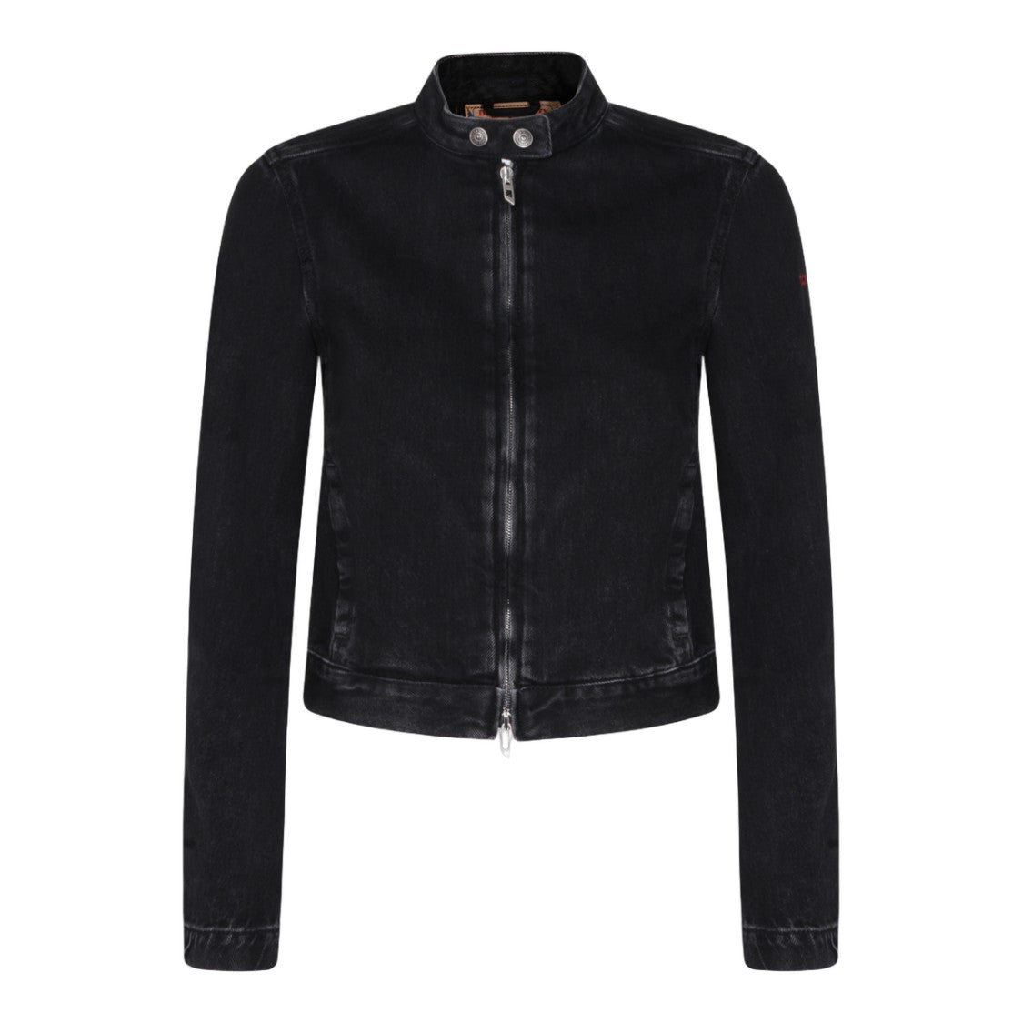 Diesel Fitted Black Denim Jacket