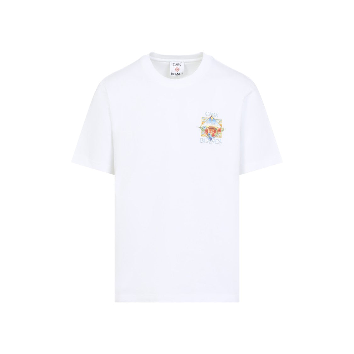 Casablanca Graphic Print Relaxed-Fit T-Shirt In Organic Cotton