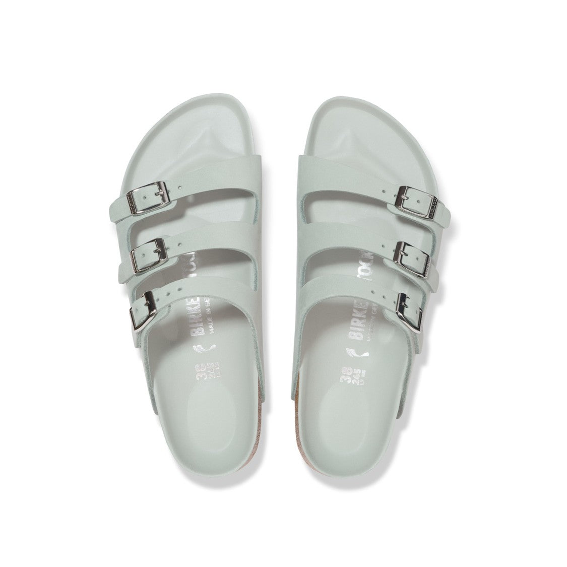 Birkenstock Green Nubuck Sandals