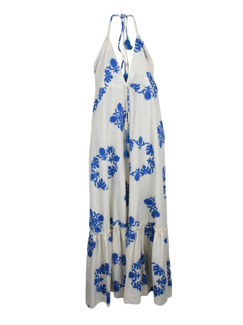Souvenir Maxi Dress With Tie Closure