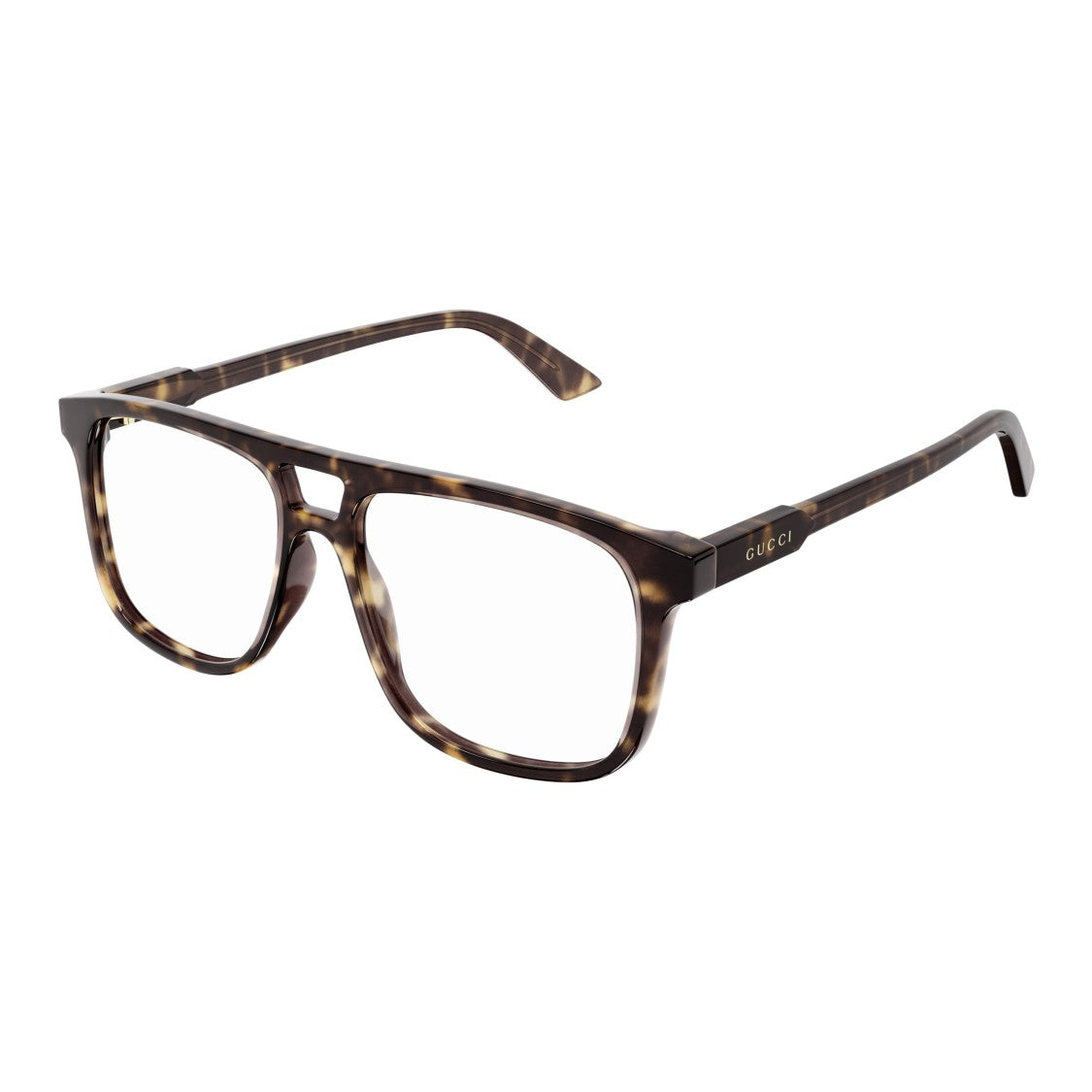 Gucci Gg1035o Oversized Tortoiseshell Square Frame Eyeglasses