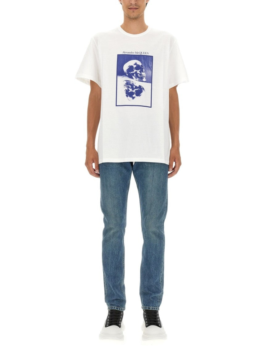 Alexander Mcqueen Logo Print T-Shirt