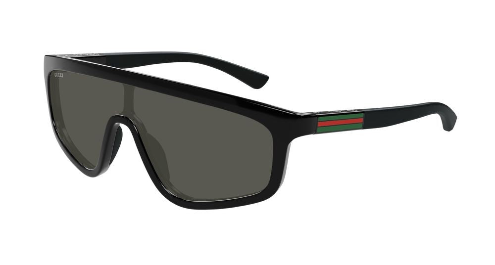 Gucci Black Green Red Stripe Sunglasses
