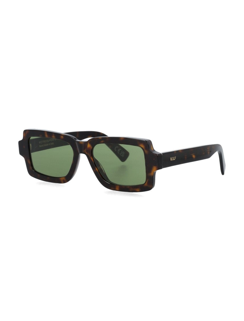 Retrosuperfuture Pilastro 3627 Tortoiseshell Rectangular Sunglasses