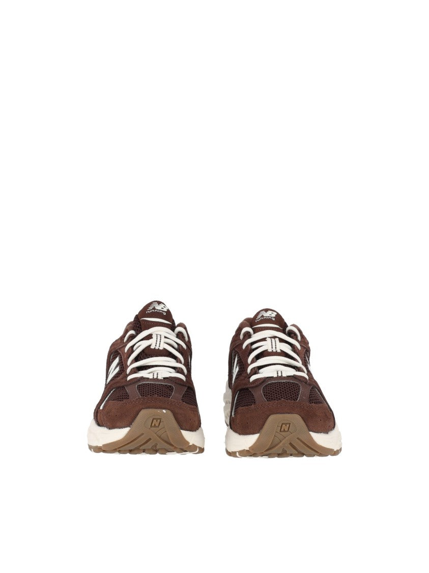 New Balance Pumpernickel Suede Mesh Low-Top Sneakers