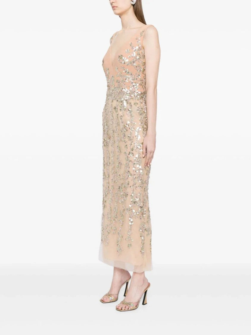 Saiid Kobeisy Tulle Dress, Straight Fit Dress