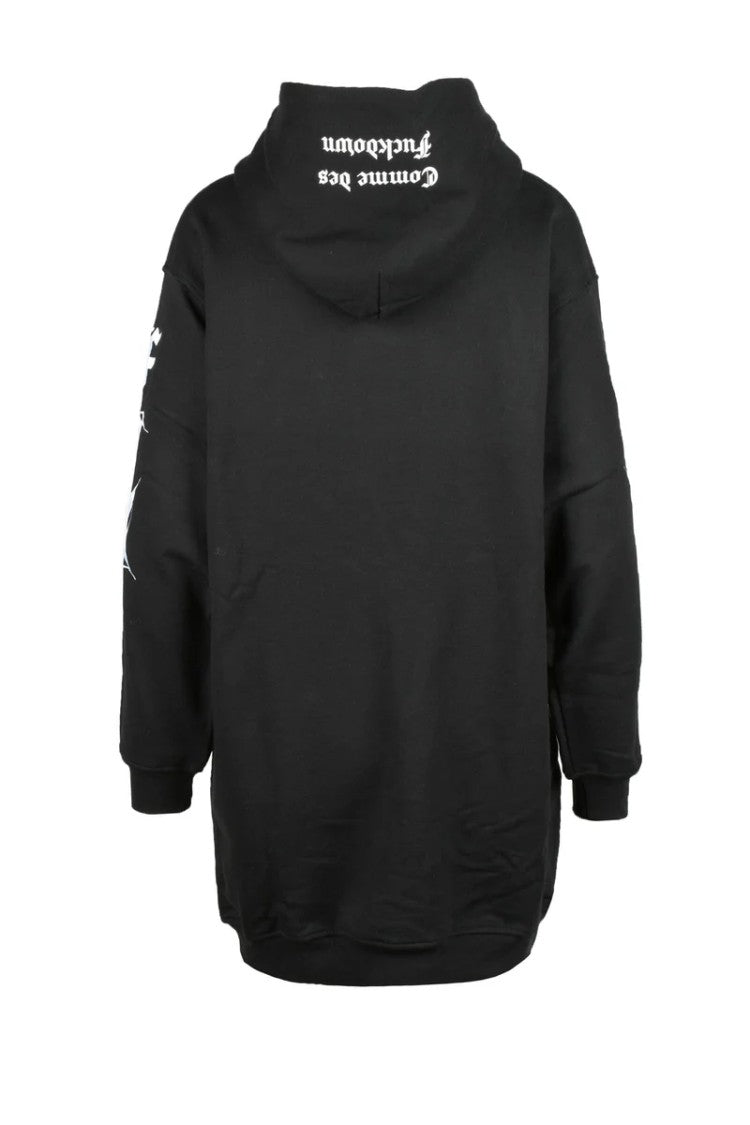 Comme Des Fuckdown* Black Cotton Sweatshirt