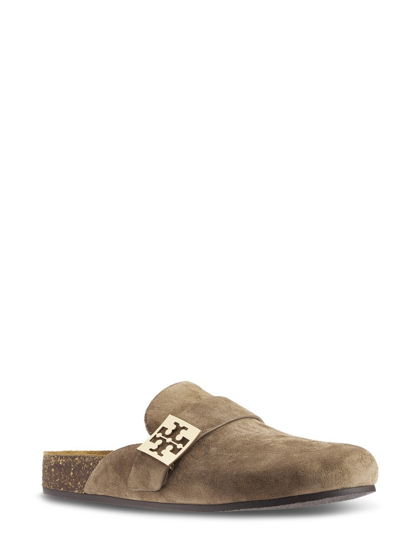 Tory Burch Mule Sandals With Buckle Detail