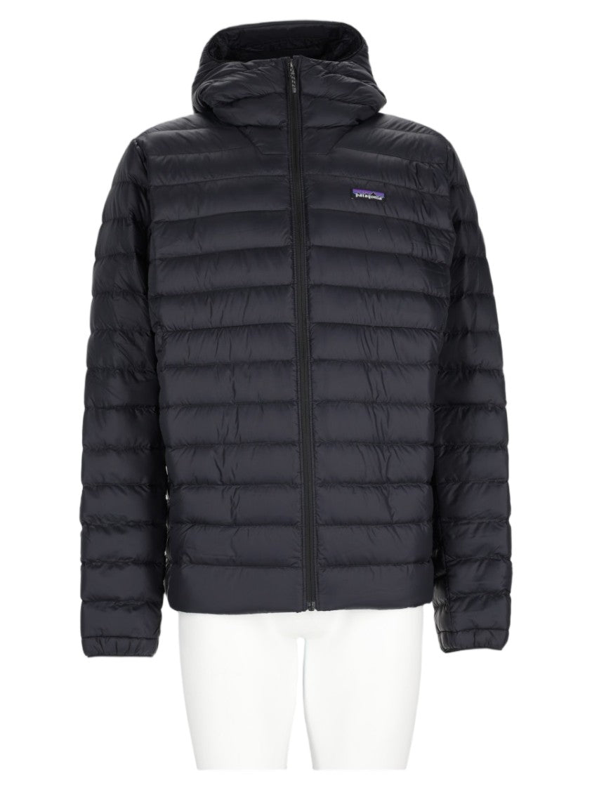 Patagonia Quilted Padded Jacket With Hood And Front Zipper