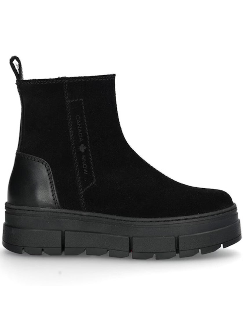 Canada Snow Mount Fiona Suede Shearling Ankle Boots