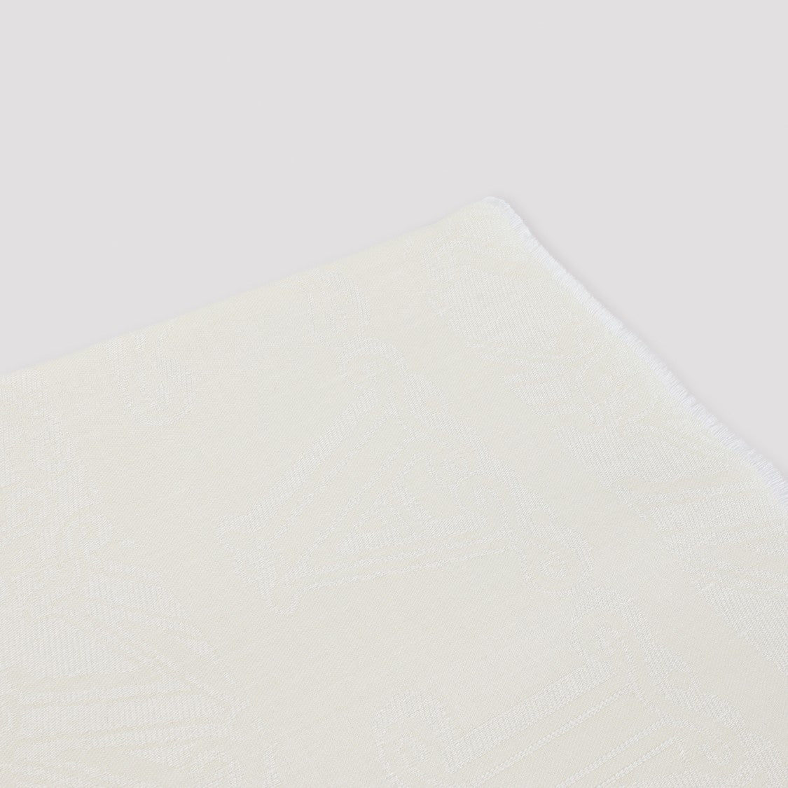 Max Mara Long Rectangular Scarf In Wool-Silk-Linen Blend