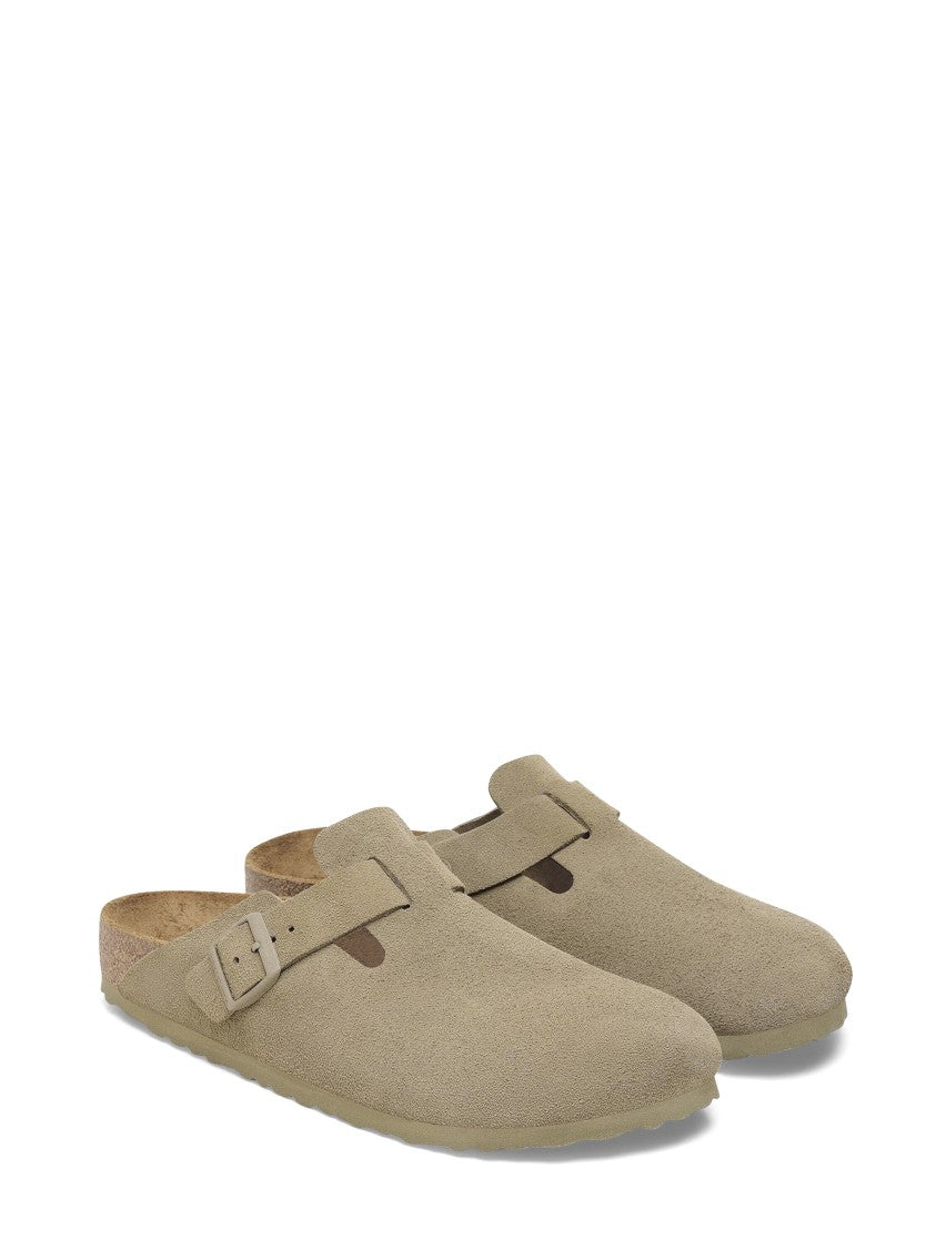 Birkenstock Slip-On Mule Flat Shoes With Adjustable Buckle