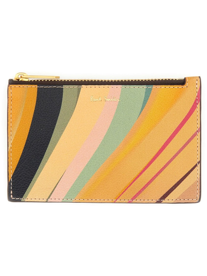 Paul Smith "Dusky Swirl" Card Holder