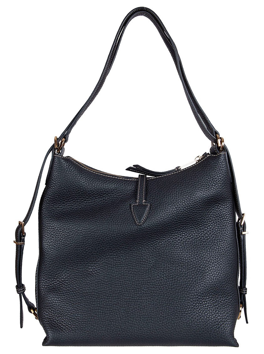 Tod's Textured Bullskin Leather Convertible Backpack
