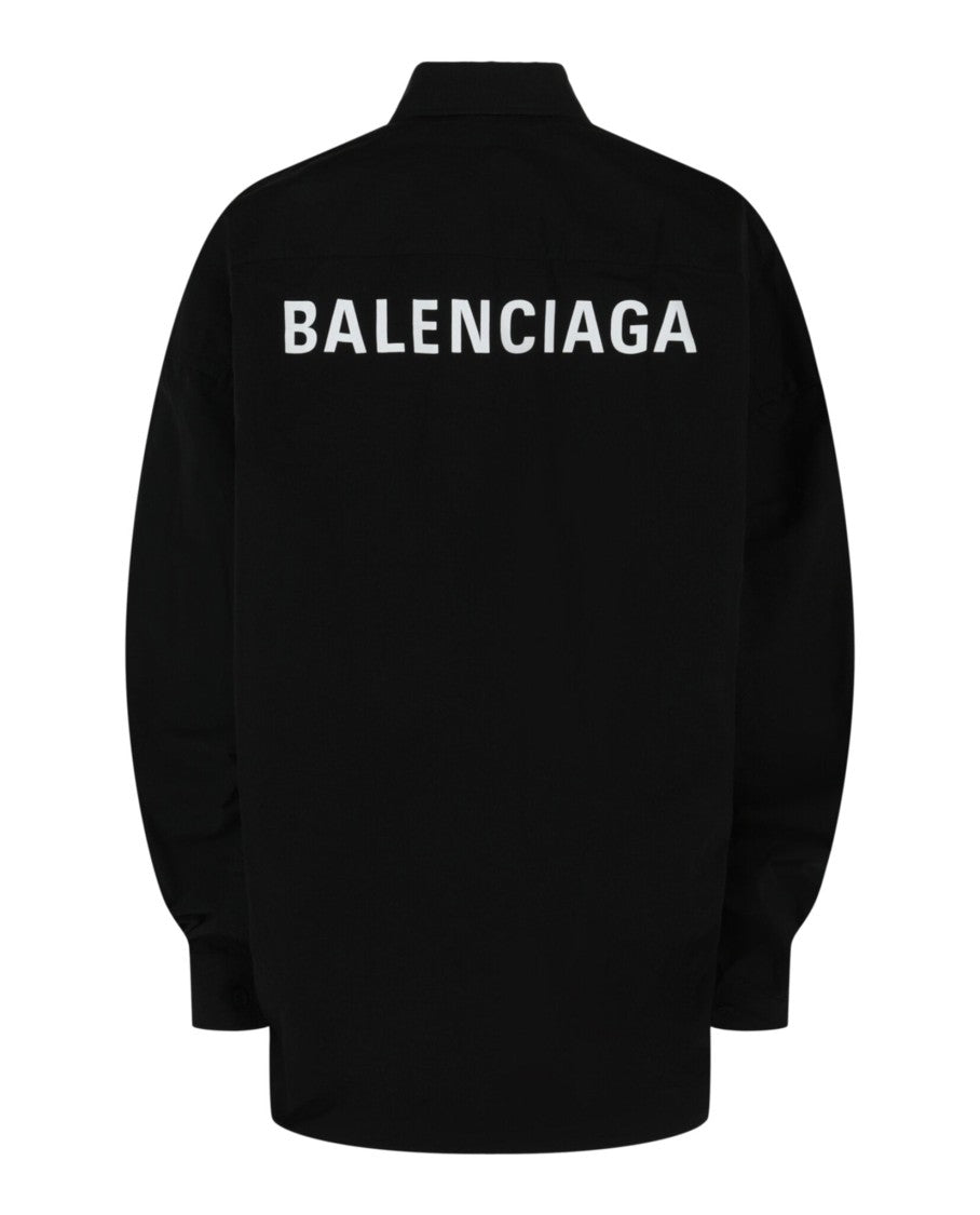 Balenciaga Poplin Cocoon Shirt