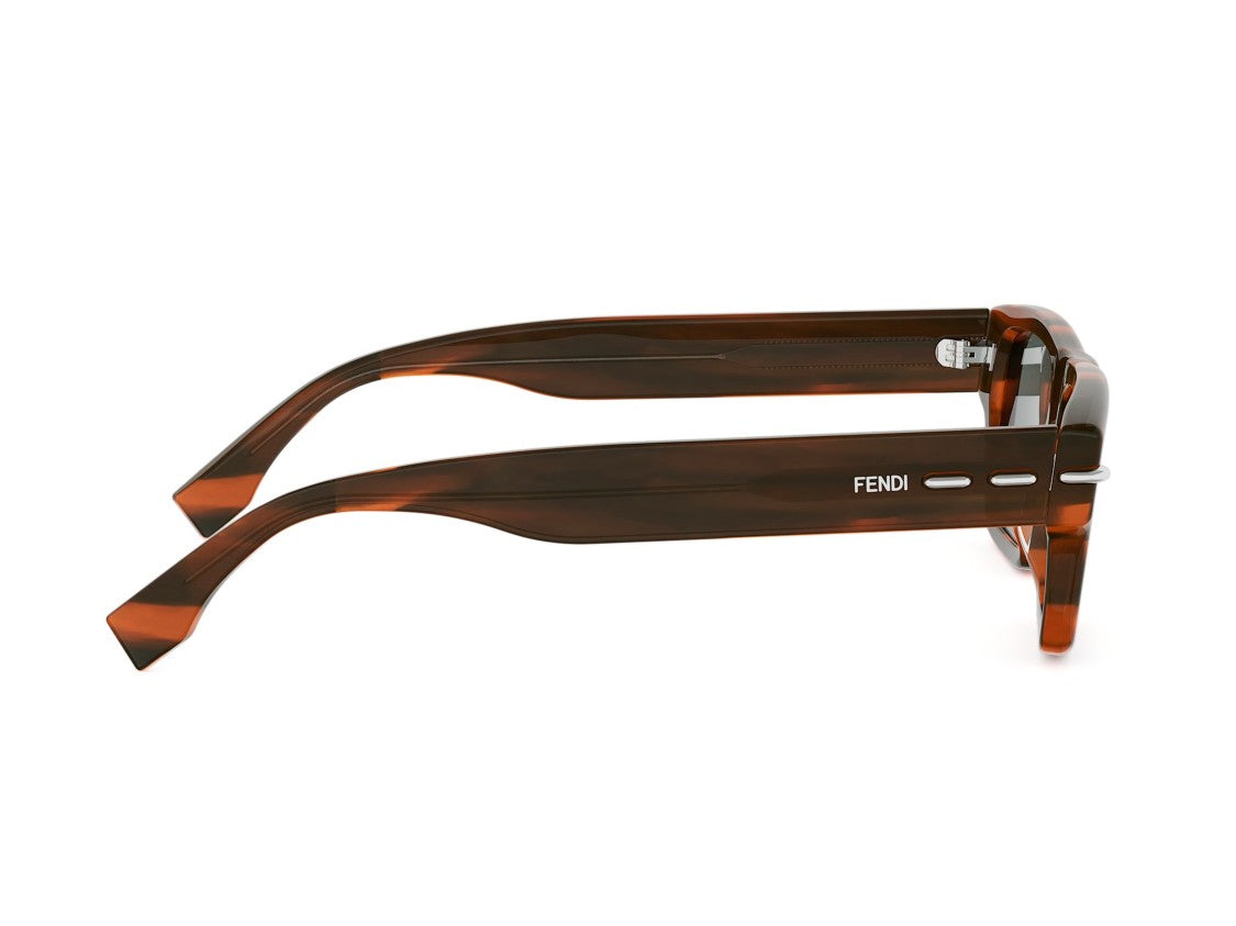 Fendi Tortoiseshell Fe40215i Bold Square Sunglasses