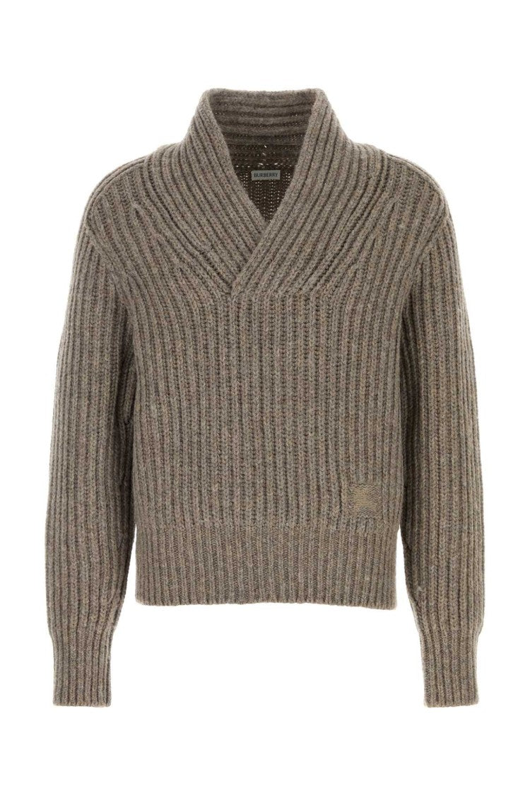 Burberry Dove Grey Wool Sweater