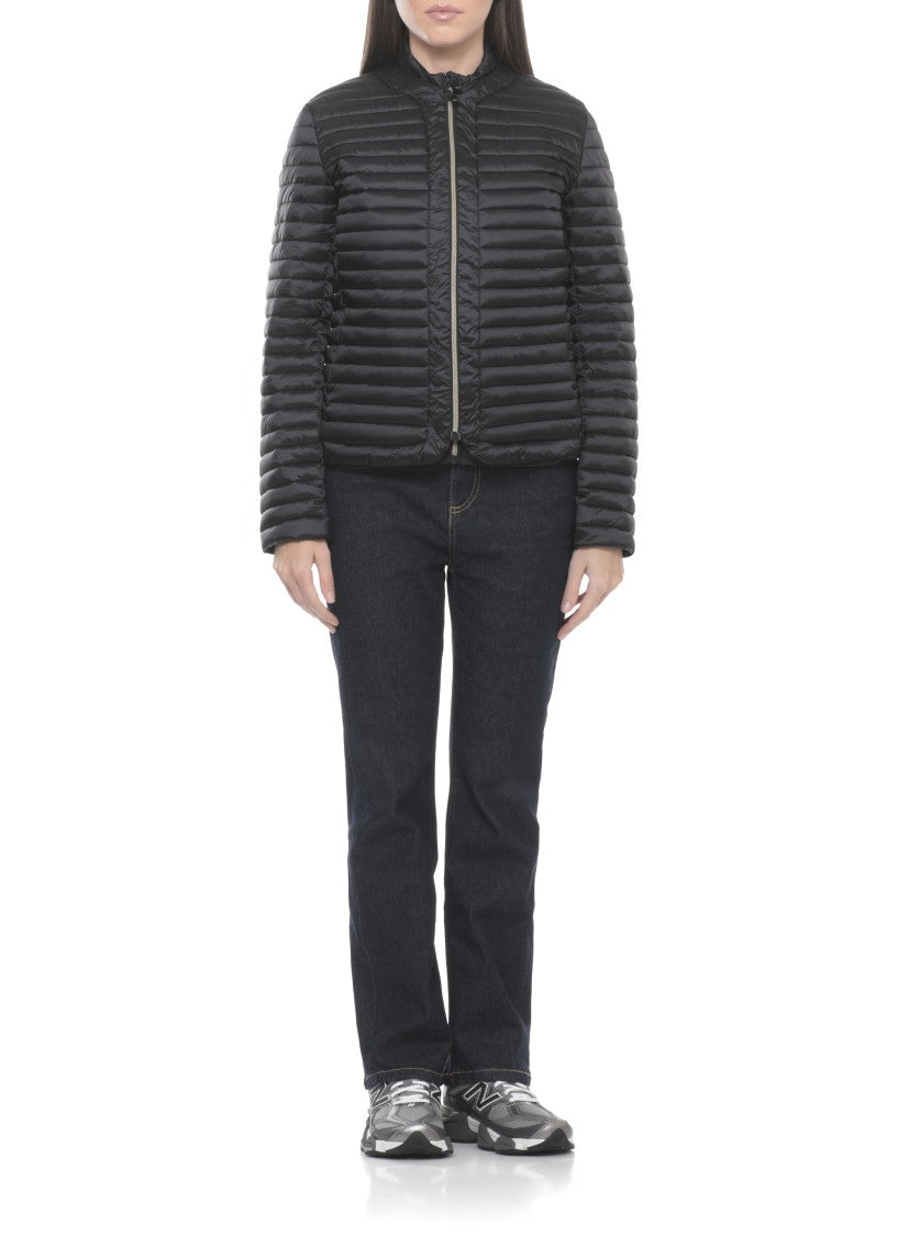 Save The Duck Black Carina Breathable Fabric Down Jacket