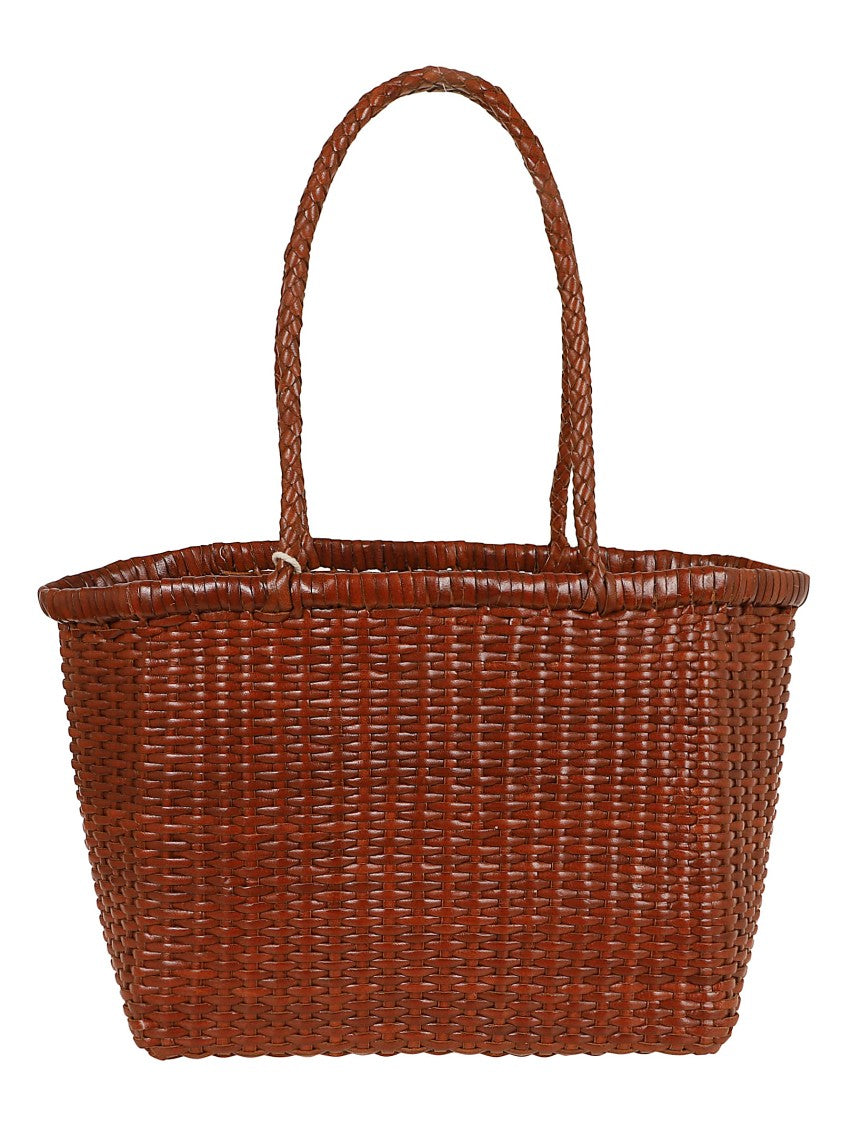 Dragon Compact Hand-Woven Calfskin Basket Tote