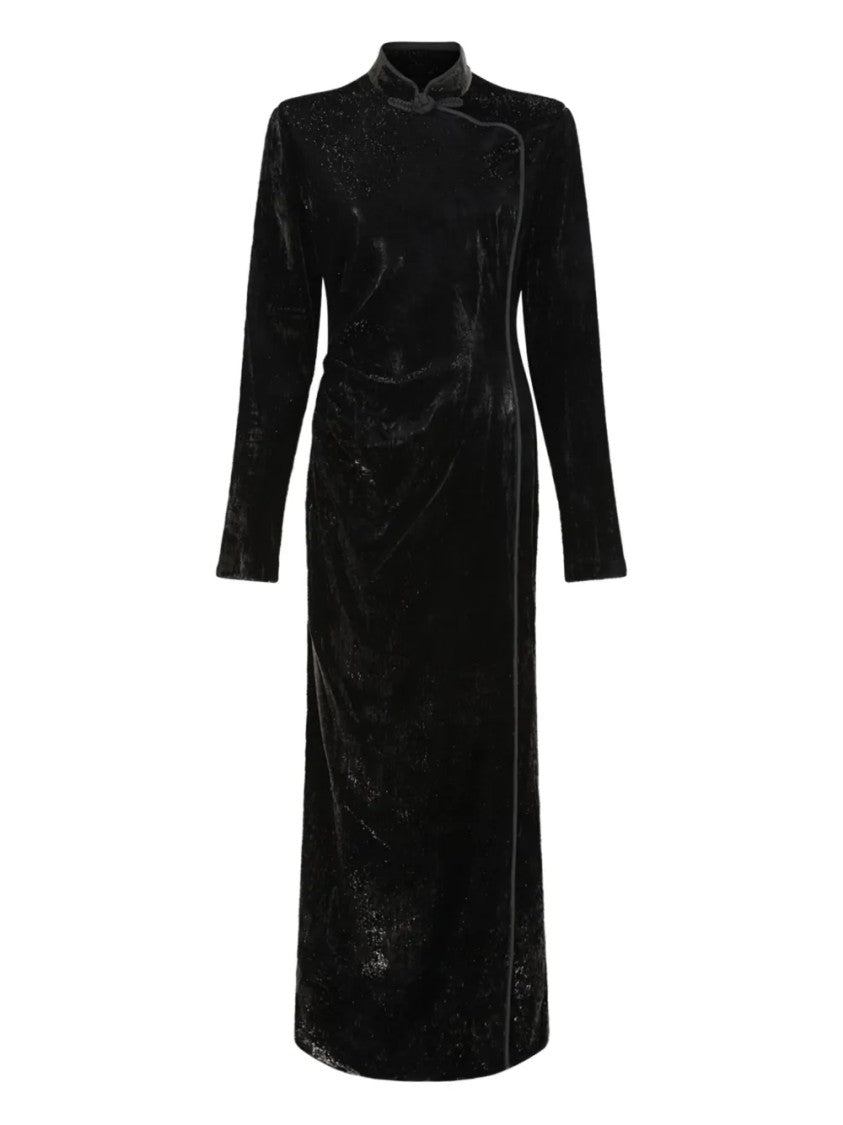 Hui Milano Flowing Velvet Maxi Dress