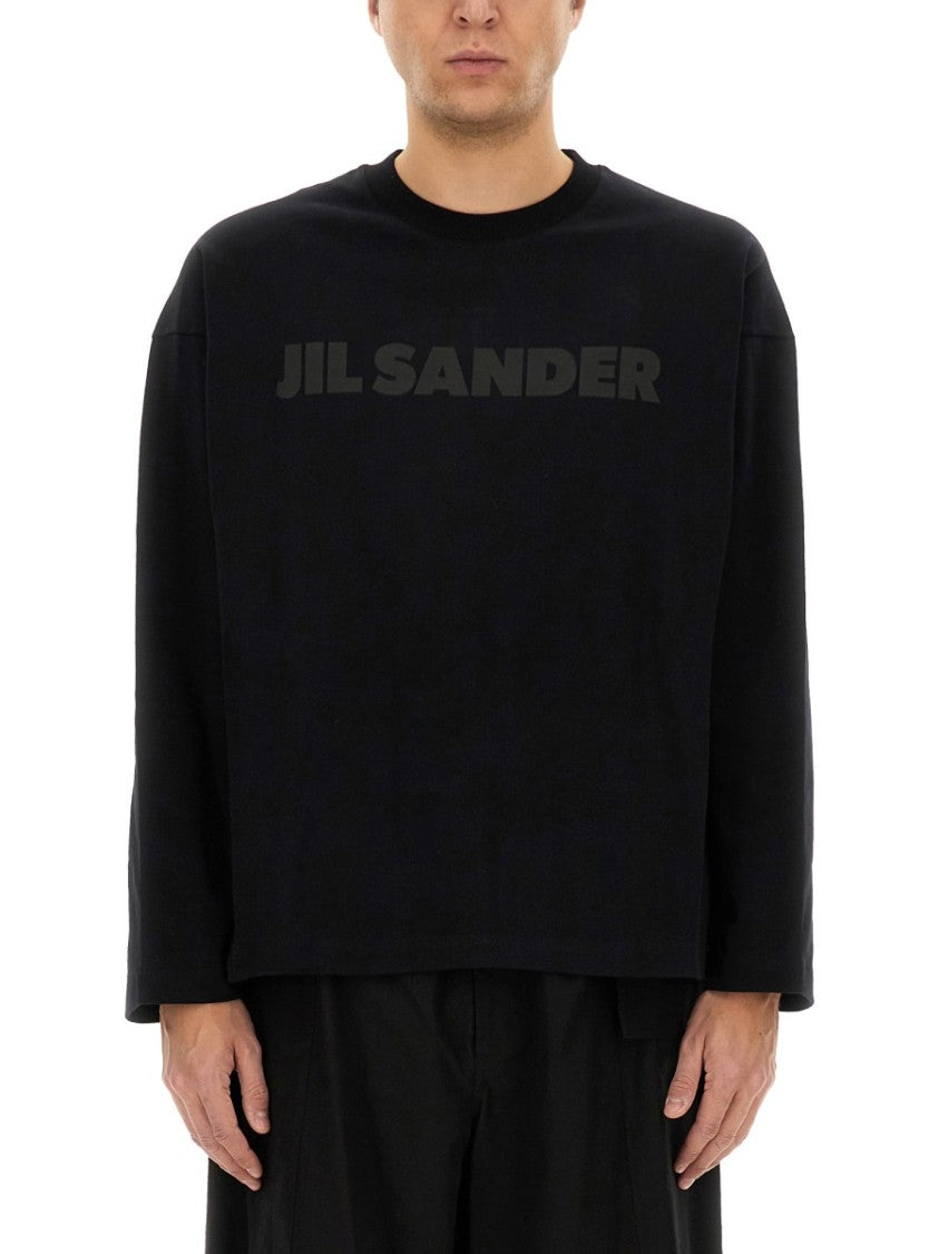 Jil Sander Relaxed-Fit Cotton T-Shirt With Tonal Logo Print