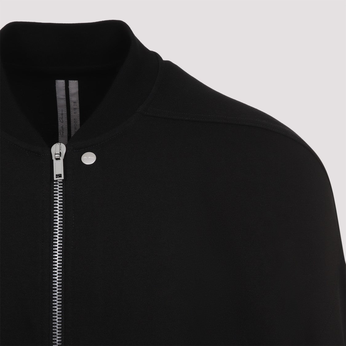 Rick Owens Jumbo Flight Black Cotton Sweatshirt