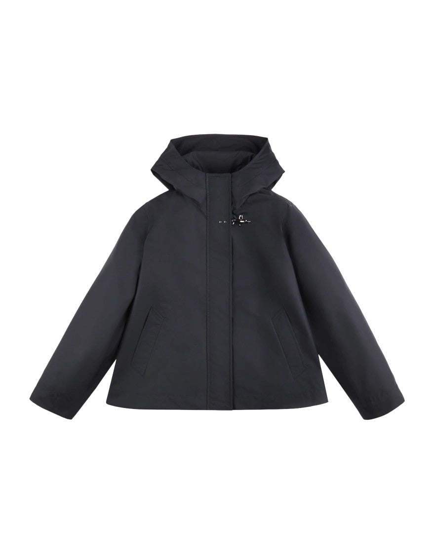 Fay Short Hooded Parka With Adjustable Hem