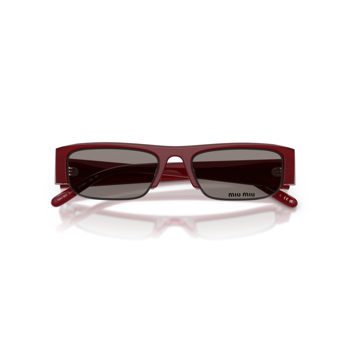 Miu Miu 0Mu B07s Rectangular Acetate Sunglasses