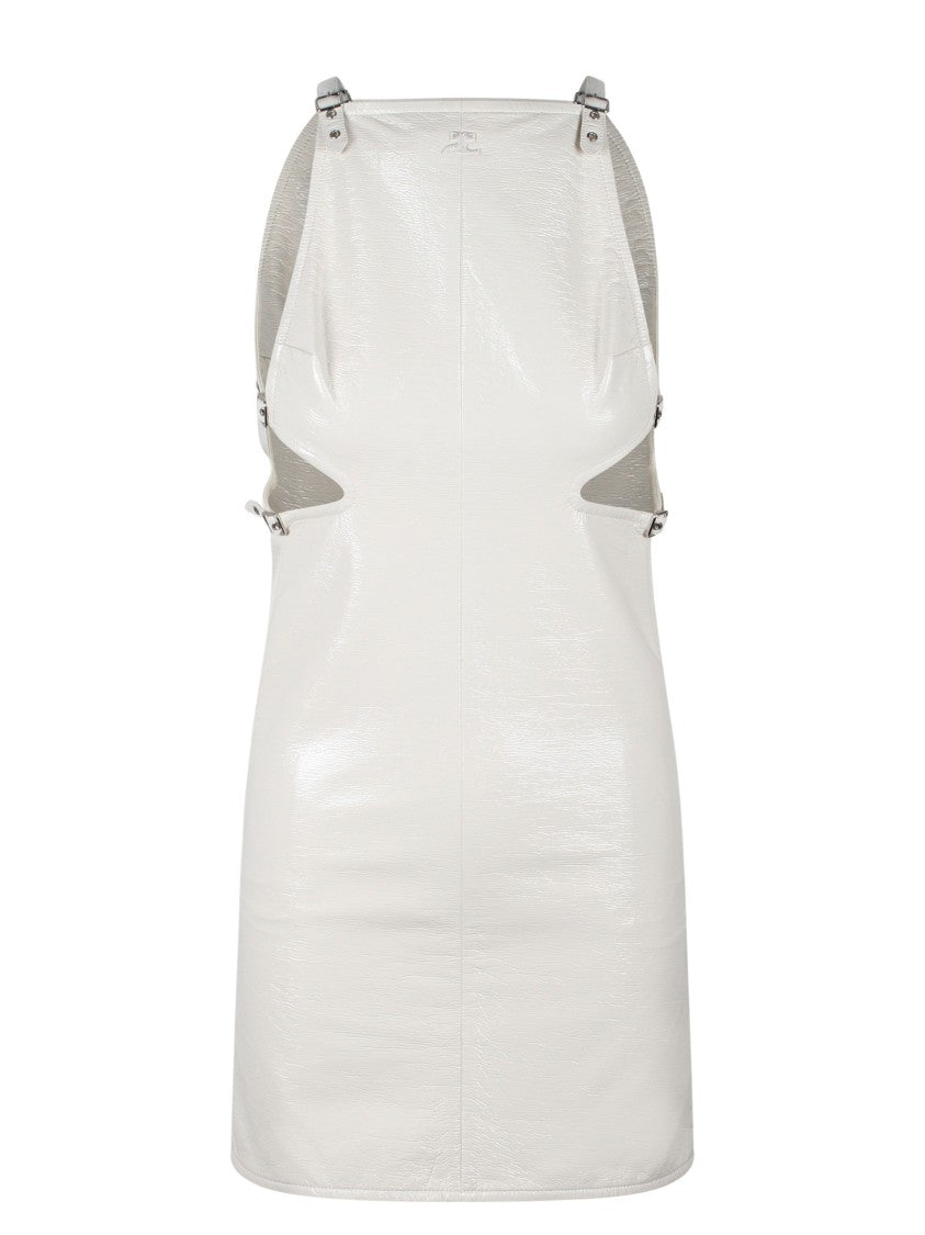 Courrèges Cut-Out Vinyl Dress