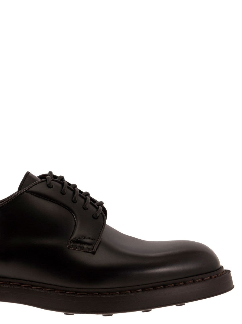 Doucal's Leather Derby Lace-Up