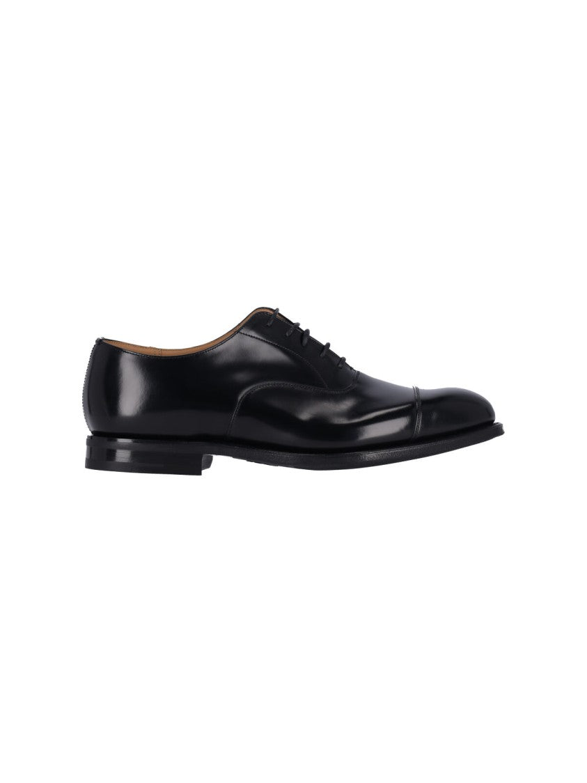 Church's Black Consul Polished Leather Derby Shoes
