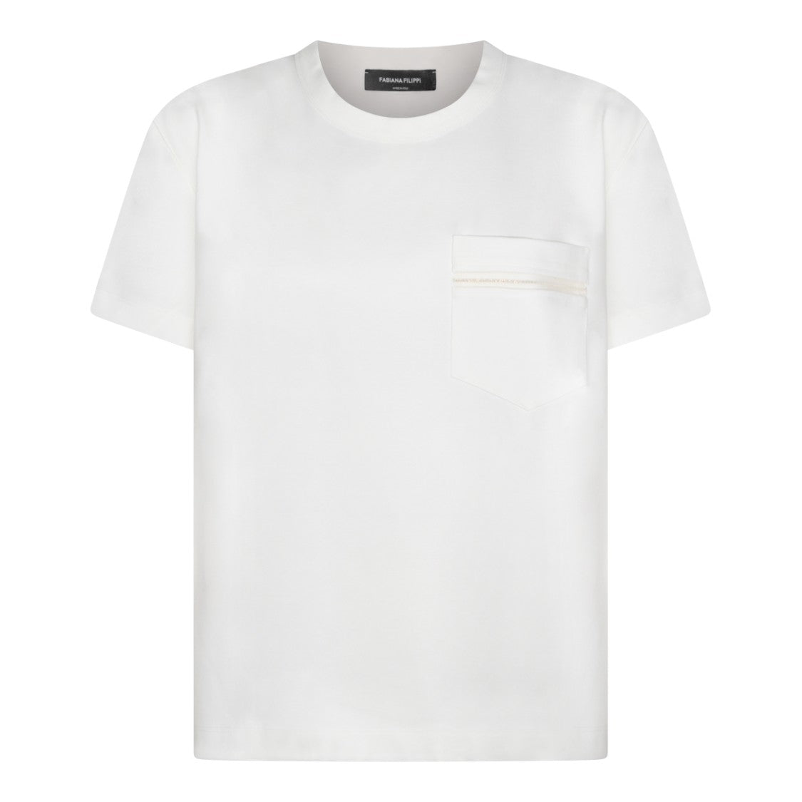 Fabiana Filippi White Viscose T-Shirt