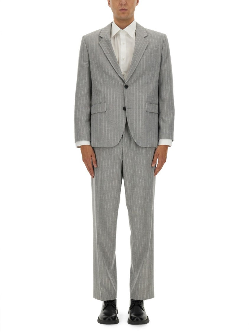 Hugo Slim Fit Suit With Striped Pattern