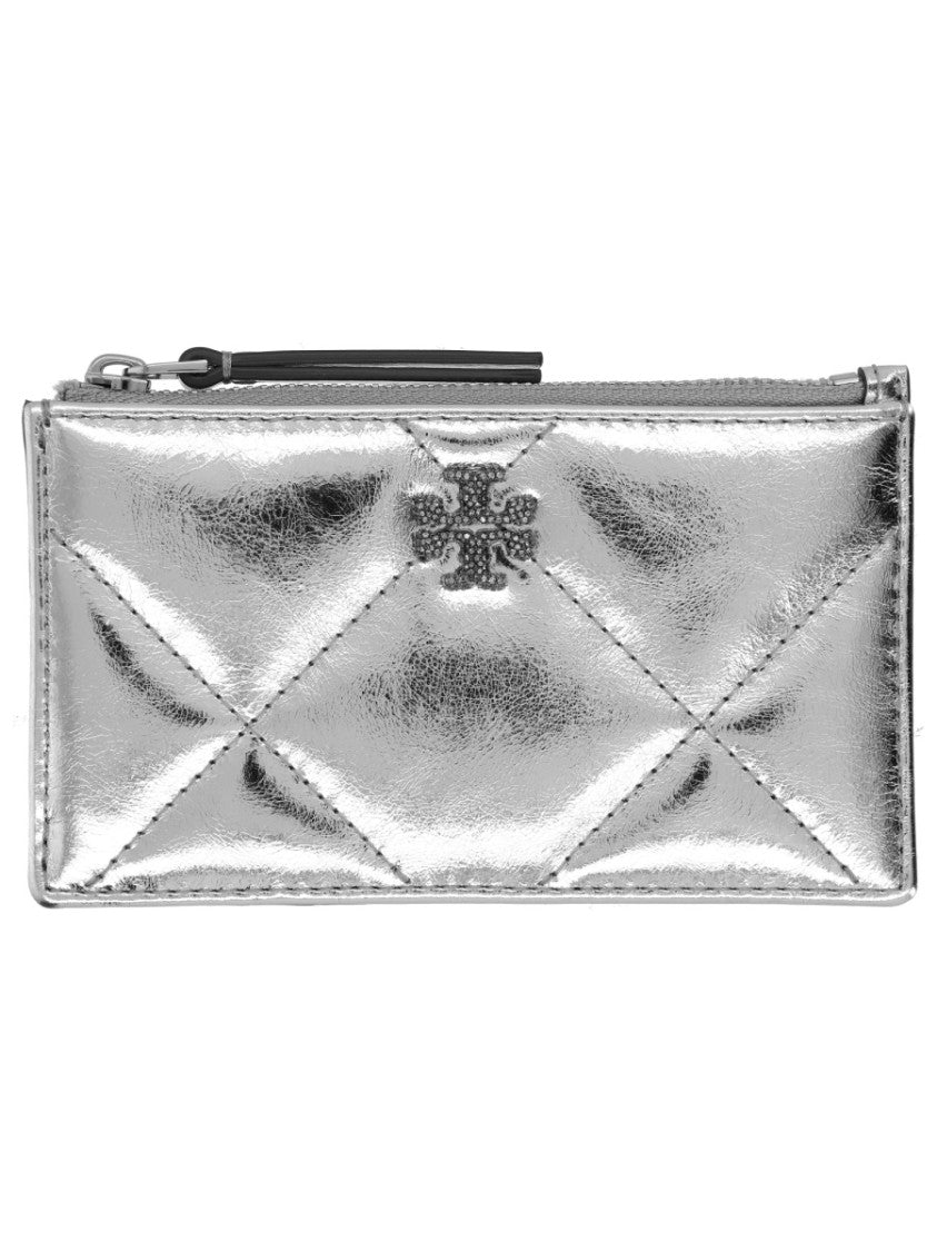 Tory Burch Kira Leather Quilted Card Holder