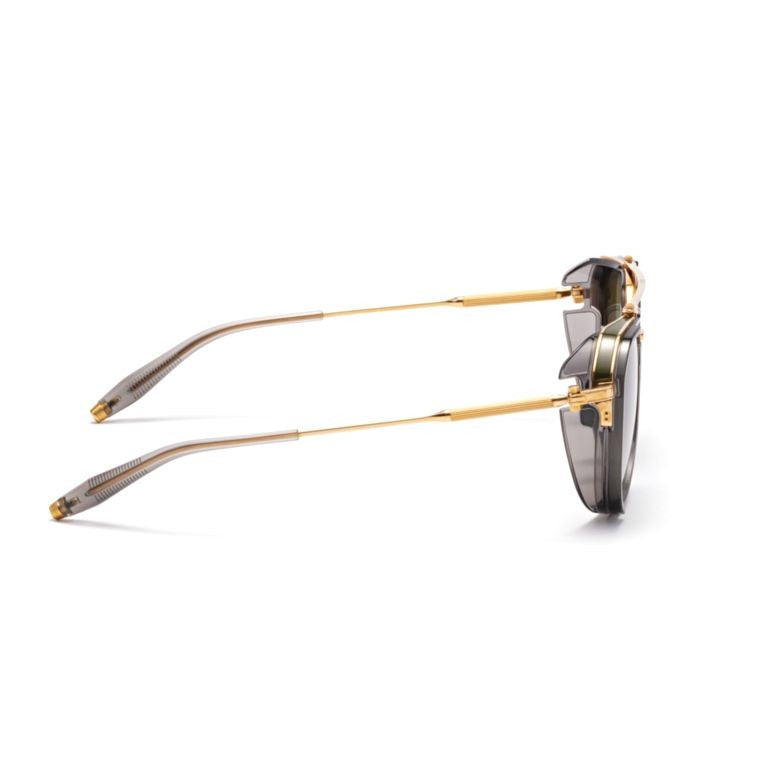 Akoni Echo Aviator-Inspired Sunglasses With Gold Accents