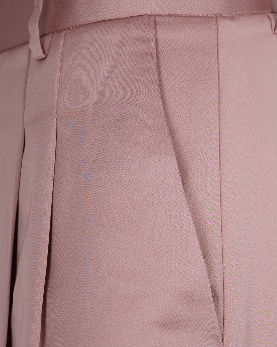 The Andamane Wide-Leg Trousers With Front Pleats