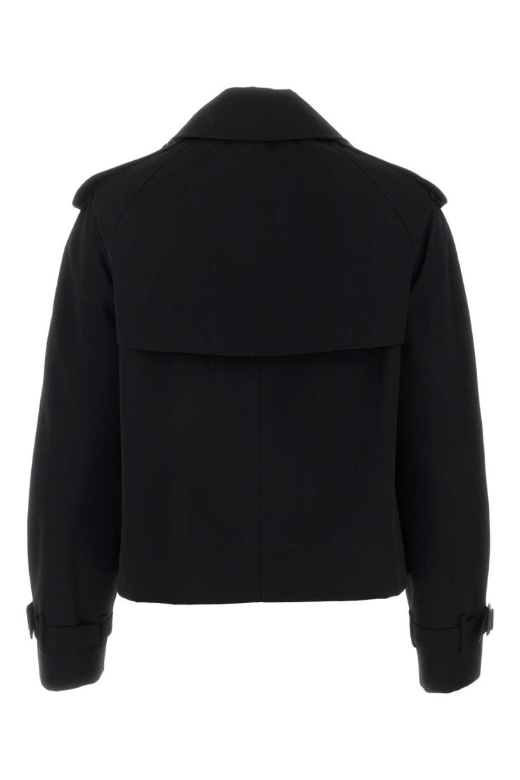Burberry Black Gabardine Trench