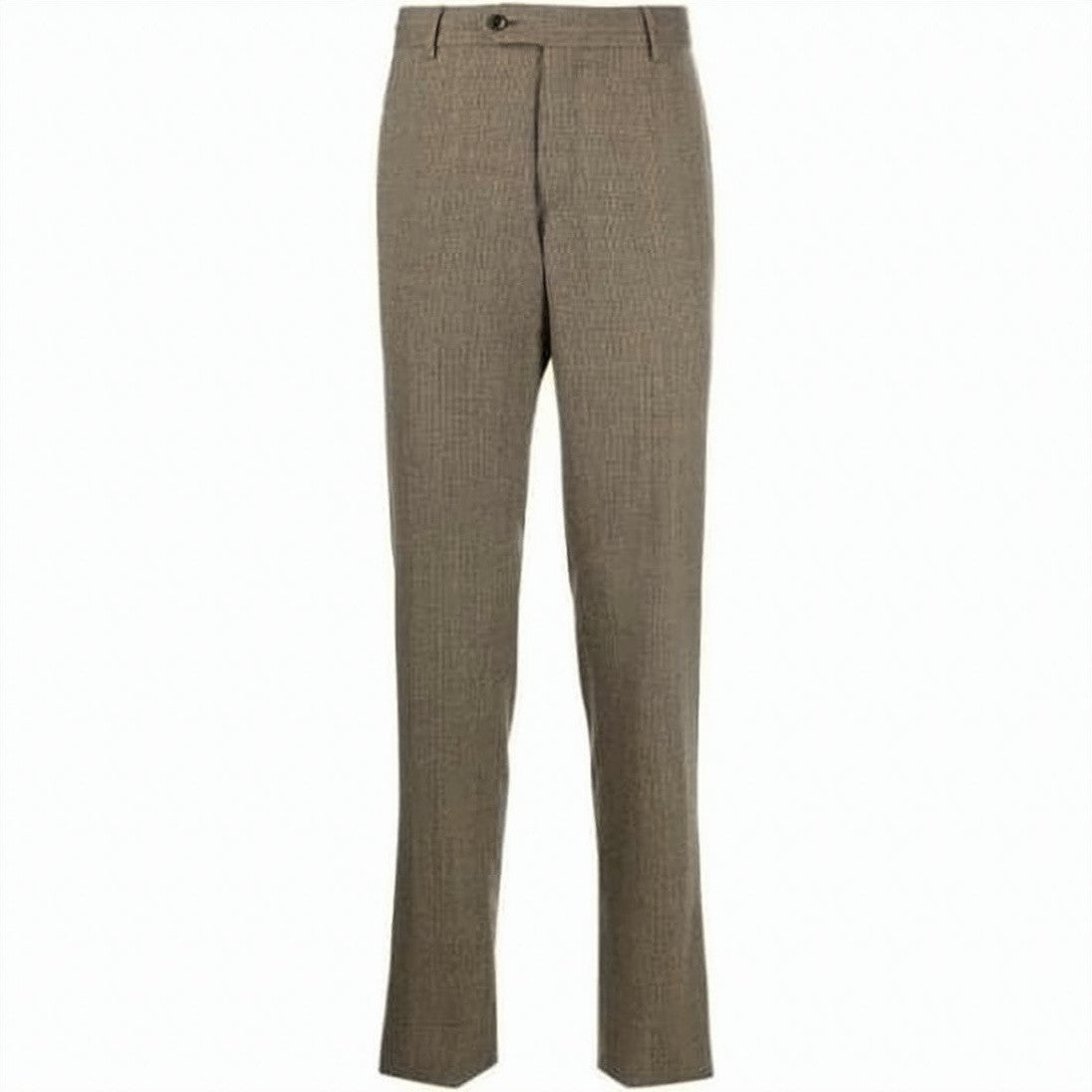 Pt Torino Tailored Straight Pants With Classic Waistband And Subtle Texture