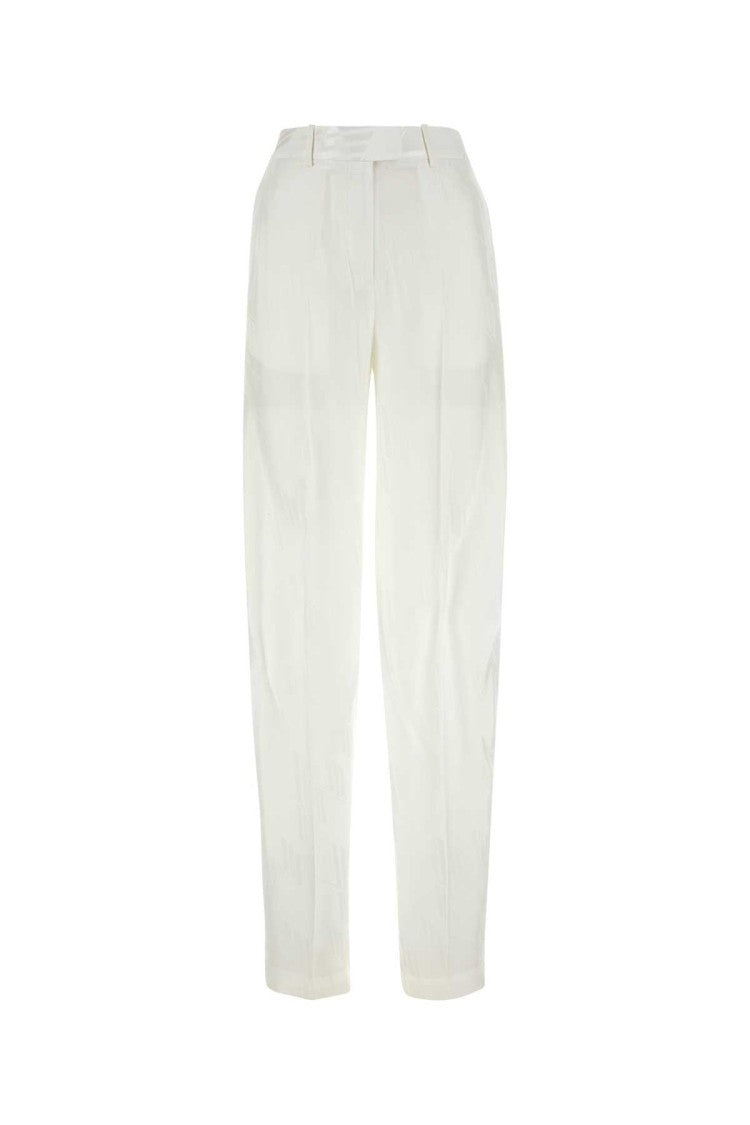 The Attico White Satin Jagger Pant