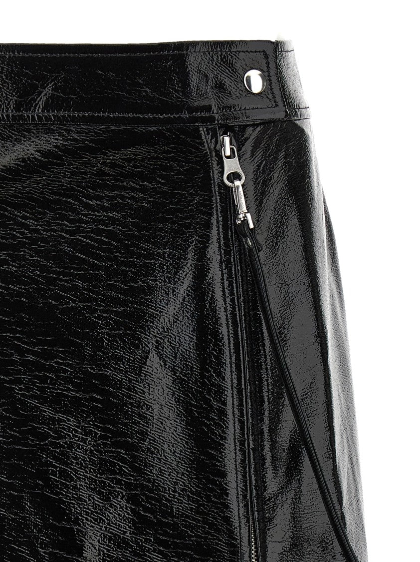 Courrèges 'Zipped Vinyl' Skirt