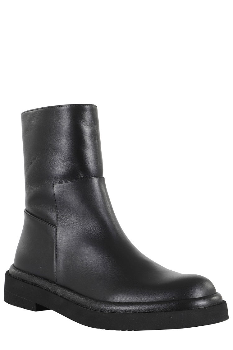 Paloma Barceló Carla Black Leather Ankle Boots