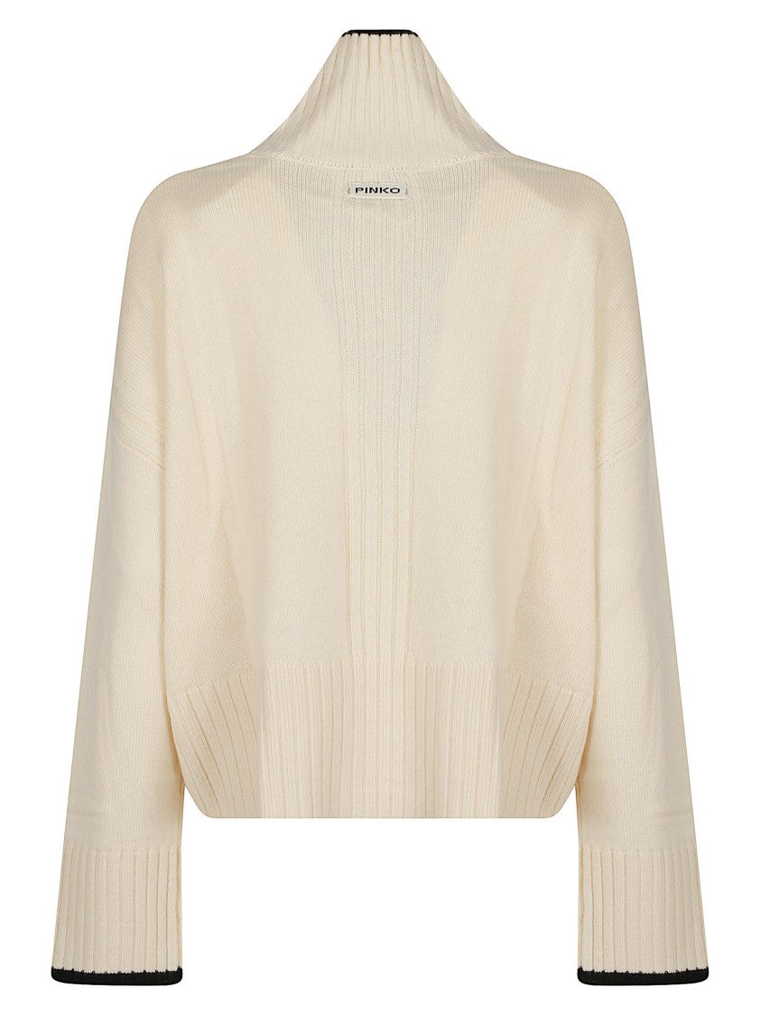 Pinko Falkland Turtle Neck Wool-Blend Turtleneck