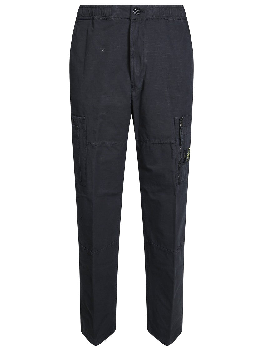 Stone Island Pantalone Compass Straight-Leg Casual Pants