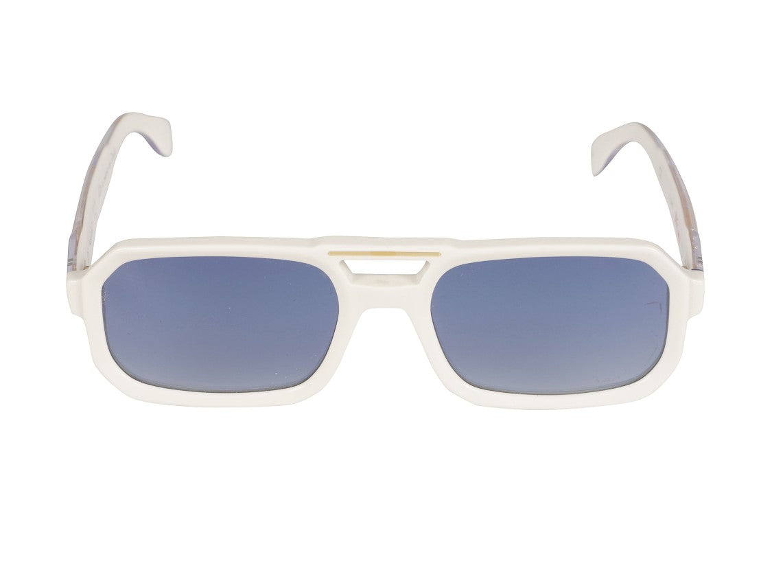 Kador Off-White Big 1 Small Oversized Square Sunglasses