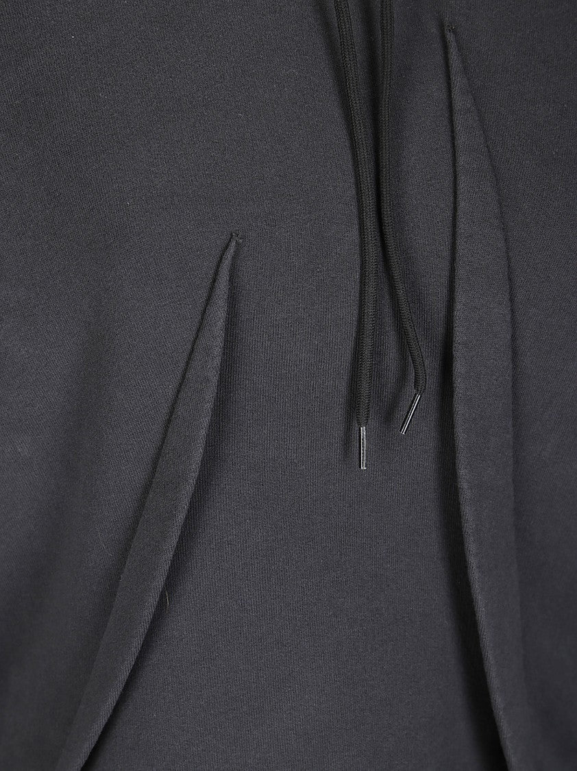 Mm6 By Maison Margiela Long-Sleeved Cotton Sweatshirt With Hood And Drawstring