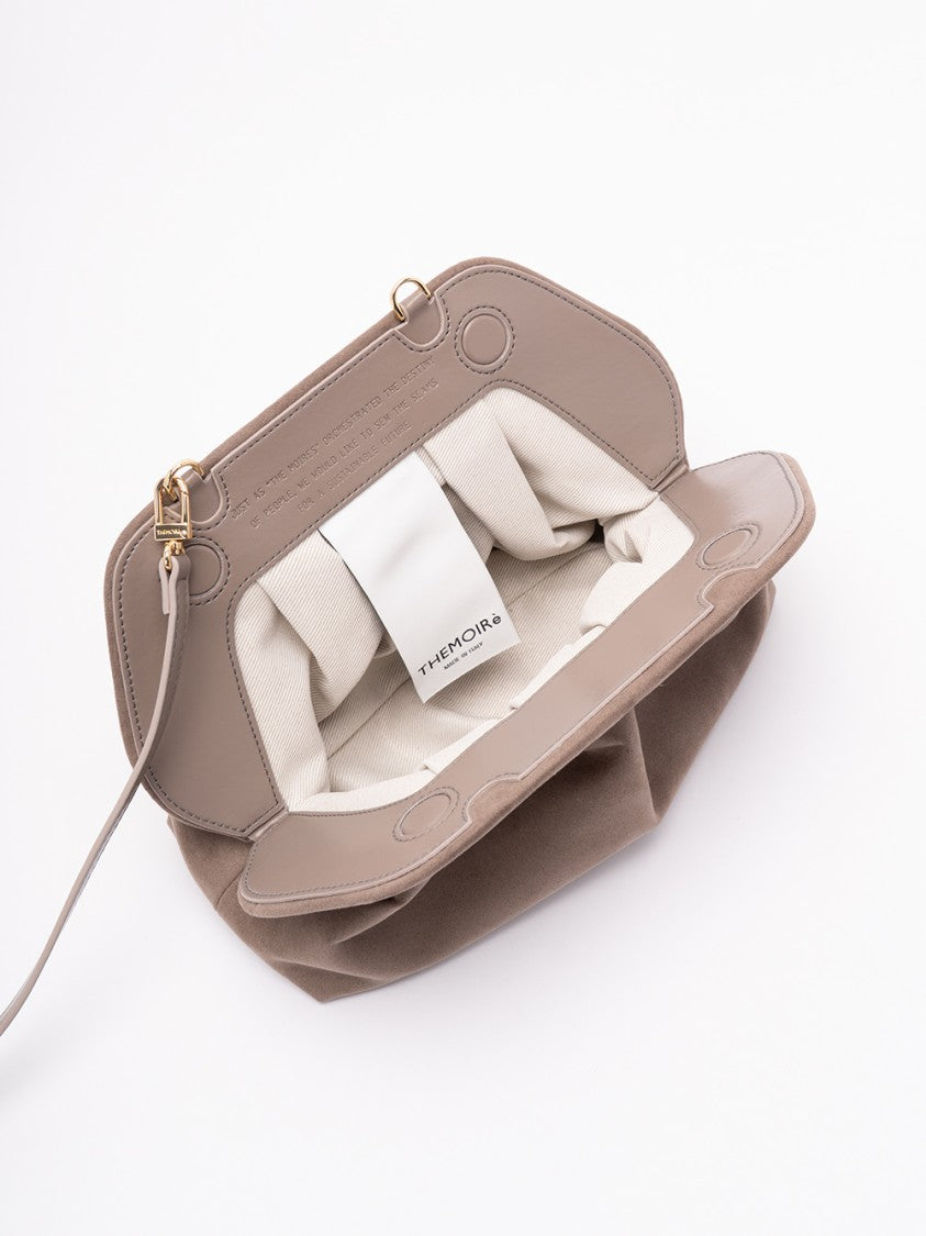 Themoirè `Tia Suede` Clutch Bag